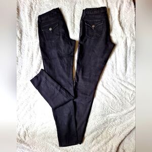 2 pairs black d.jeans size 6